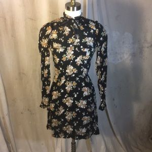 Reformation long sleeved mini dress